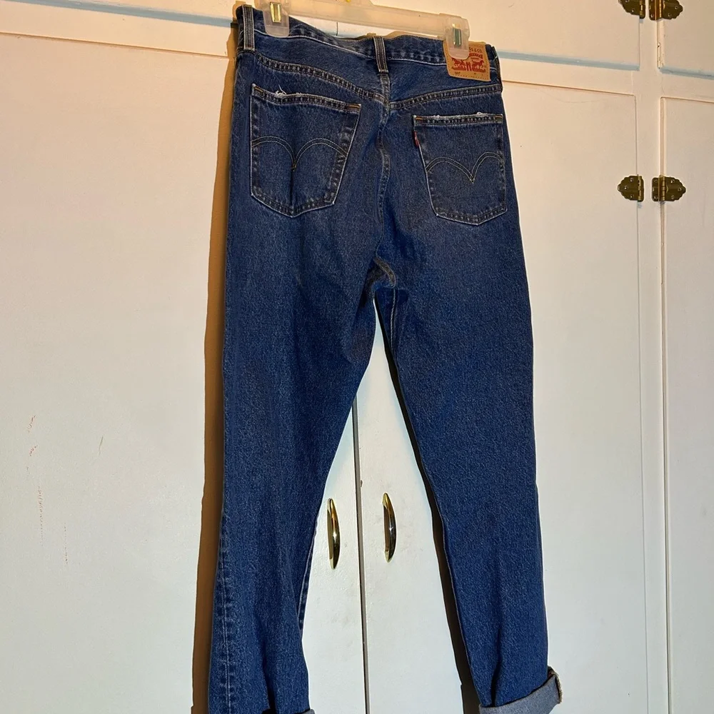 Levi's 501 Original Straight Leg Button Fly Jeans Size W29 L32